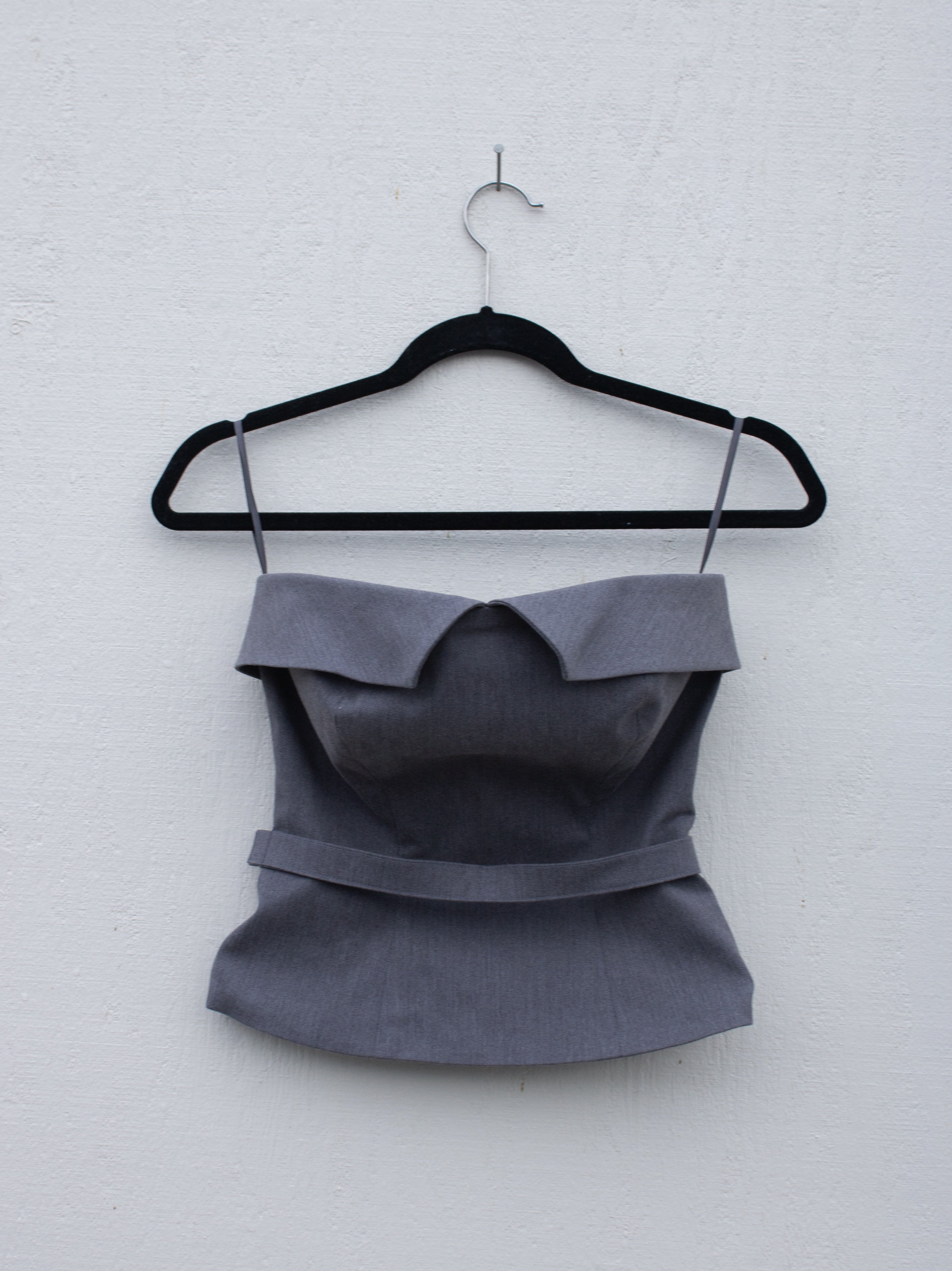 Frame Strapless Top